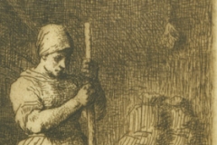 Jean-François Millet, Woman Churning Butter
