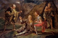 Francis Hayman, The Storm Scene in 'King Lear'