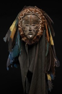 Liberian Mask with Shoulder Cloth