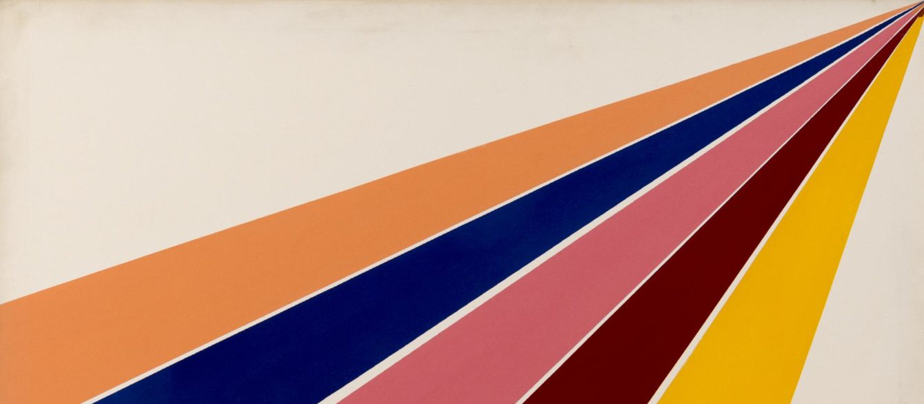 Sam Gilliam (American, b. 1933). Khufu, 1965. Acrylic on canvas. Oklahoma City Museum of Art. Museum purchase, Washington Gallery of Modern Art Collection, 1968.145
