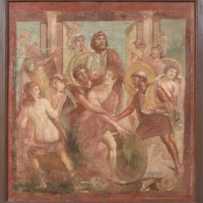 Fresco with Achilles on the Island of Skyros