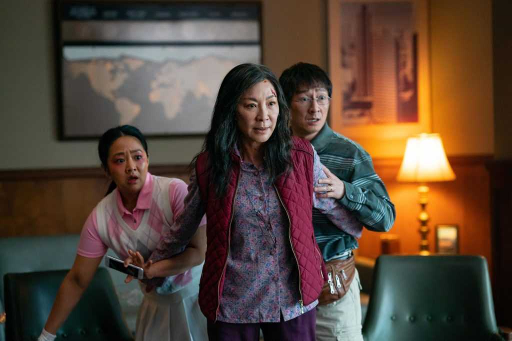 Film Still Everything Everywhere All At Once Michelle Yeoh A24 Oscars