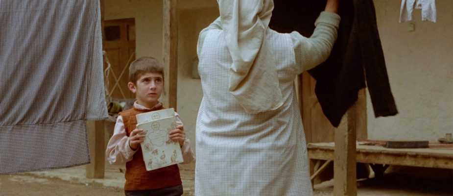 A film still from Abbas Kiarostami's "Where is the Friend's House?" (1987)