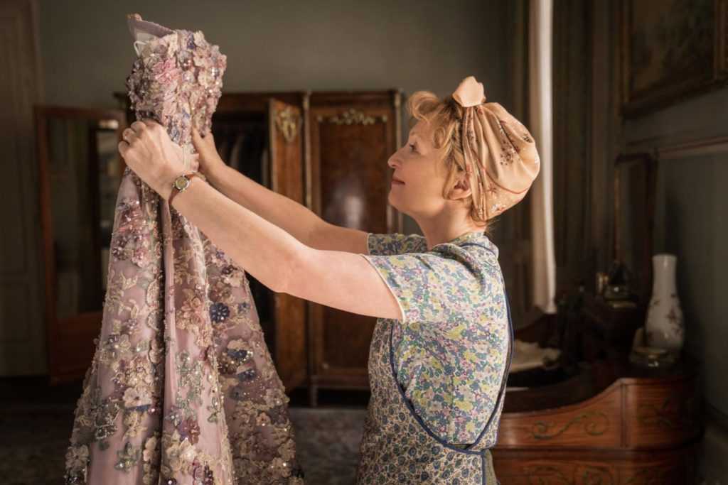 Film Still Mrs Harris Goes to Paris Leslie Manville Oscars Dior