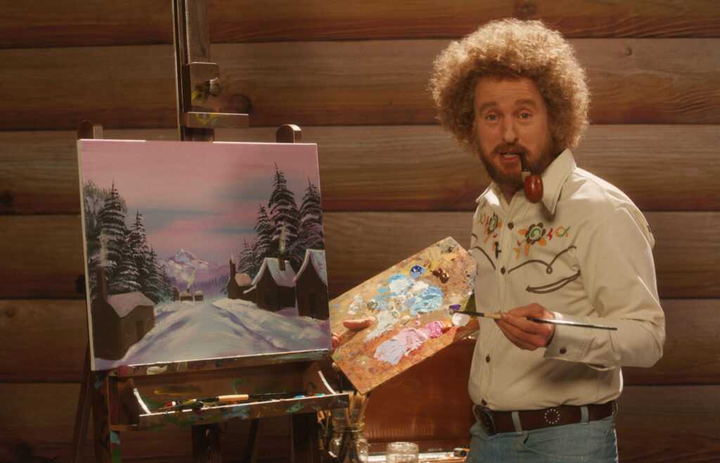 A Film still from "Paint" with Owen Wilson