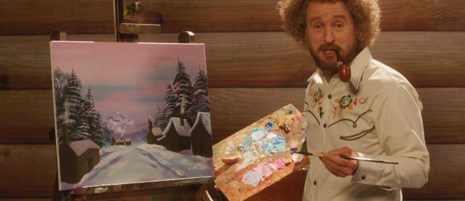 A Film still from "Paint" with Owen Wilson