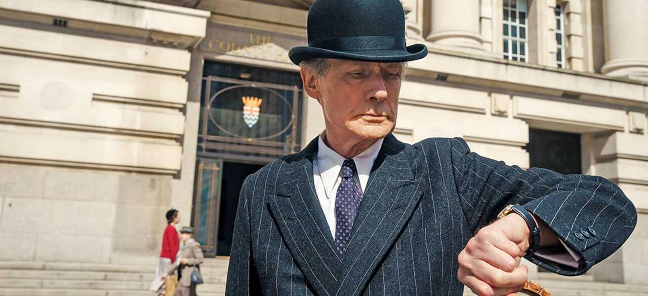 Film still from Living Bill Nighy Oscars 2023