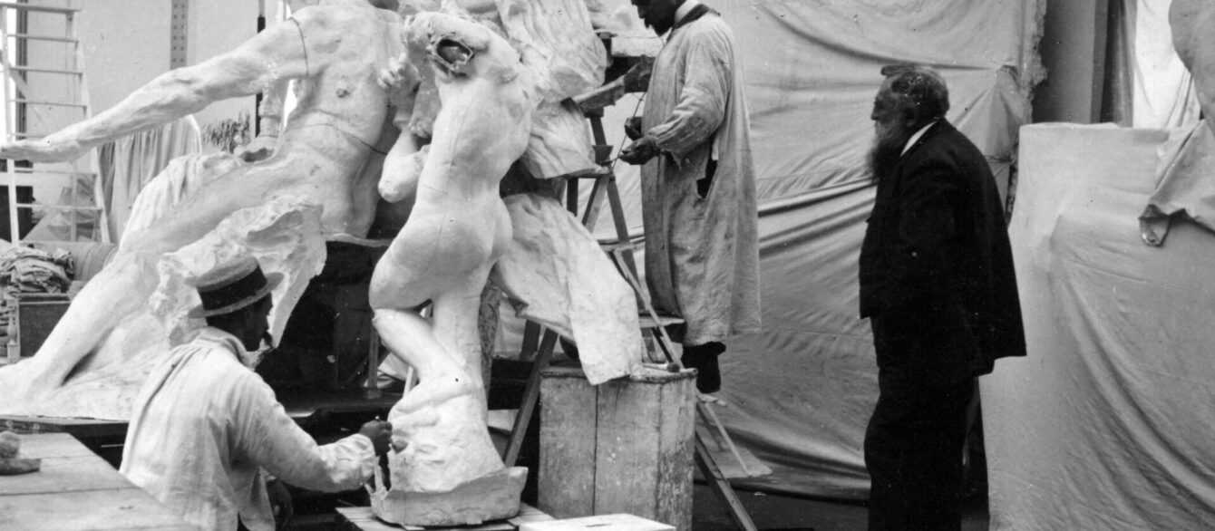 Frances Benjamin Johnston, Rodin in his Paris Studio, 1905. Frances Benjamin Johnston Collection, Library of Congress Print and Photographs Division, Washington DC.