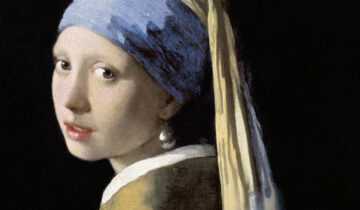 Vermeer landscape girl with pearl earring
