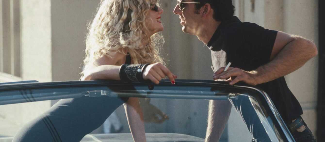 Nicholas Cage and Laura Dern in a film still from David Lynch's Wild at Heart.