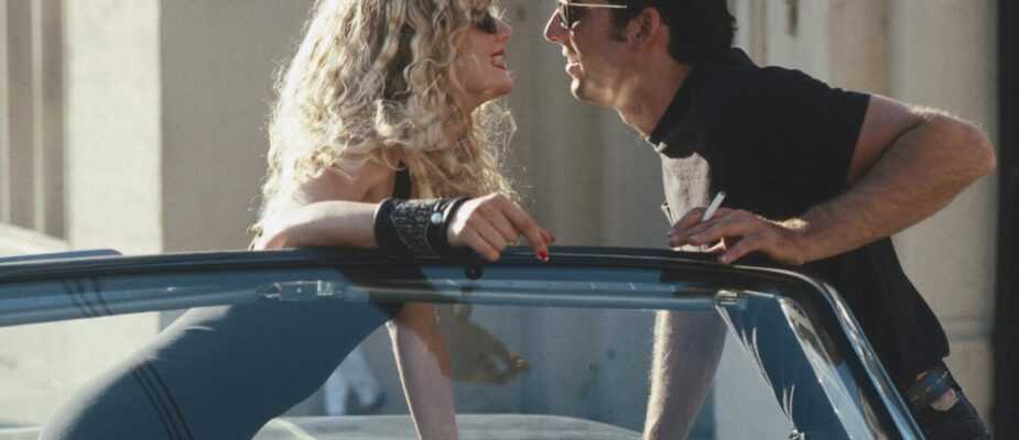 Nicholas Cage and Laura Dern in a film still from David Lynch's Wild at Heart.
