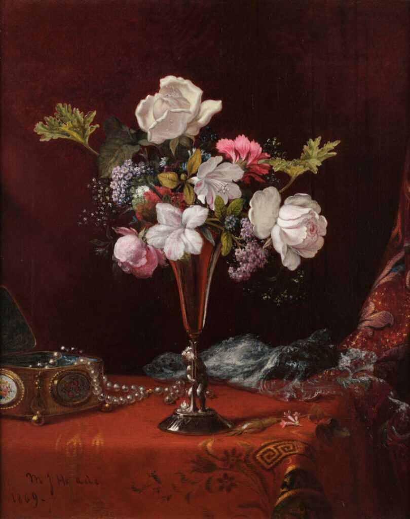 Mixed Flowers with a Box of Pearls