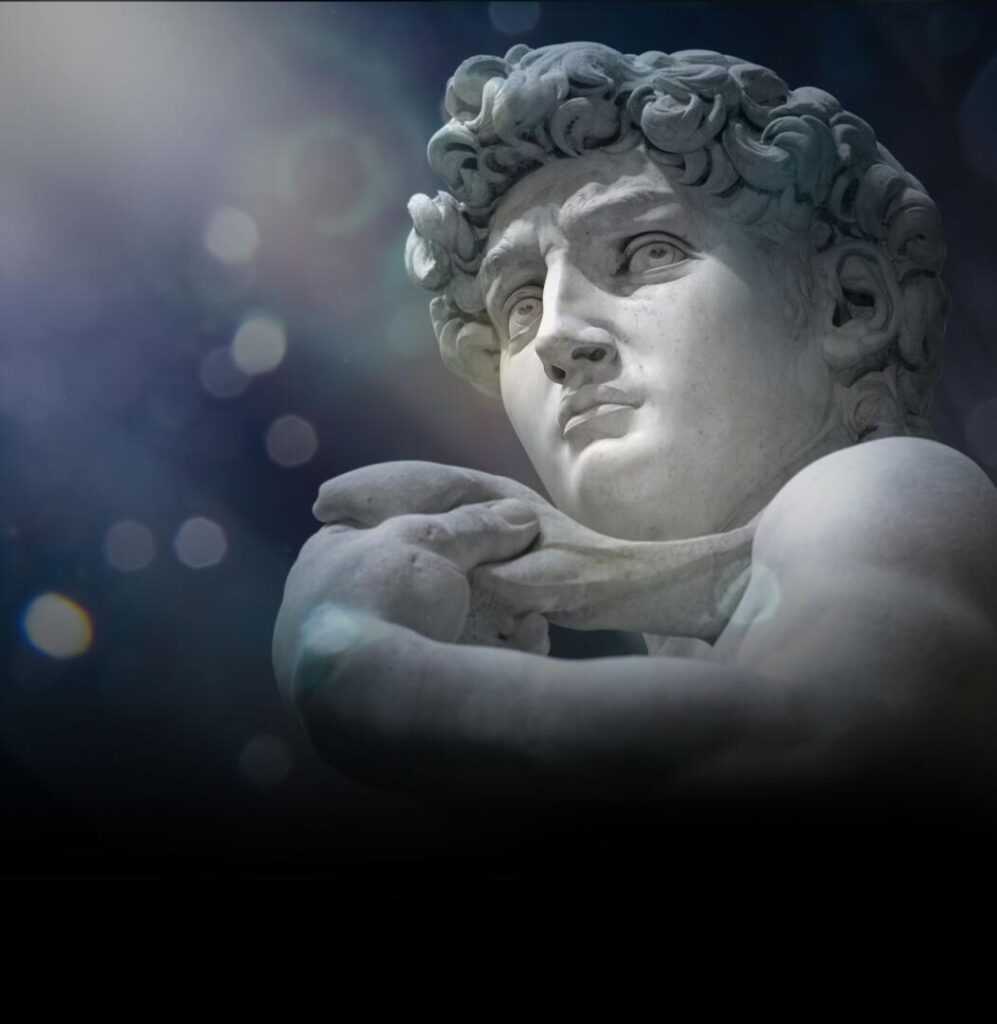 A film still from Michelangelo: Love and Death. Photo credit David Bickerstaff