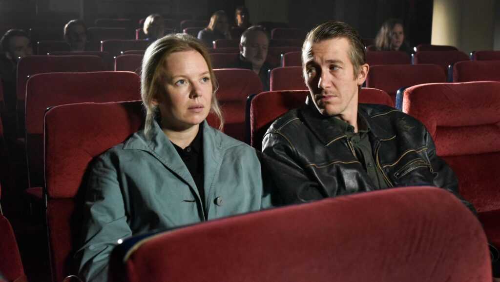 A film still from Fallen Leaves.