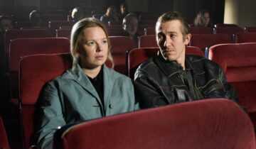 A film still from Fallen Leaves.