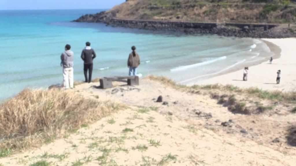 A film still from In Water