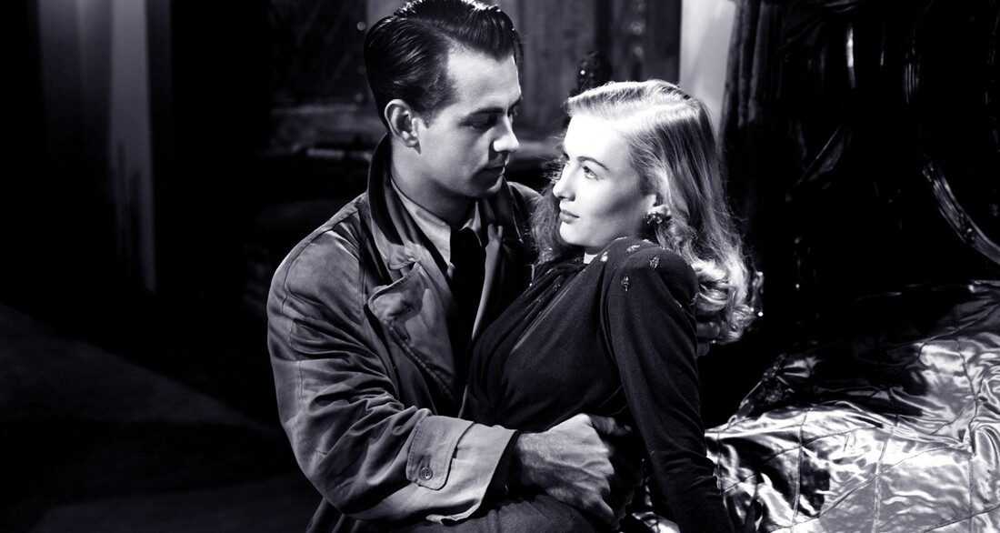 A Film Still from This Gun For Hire