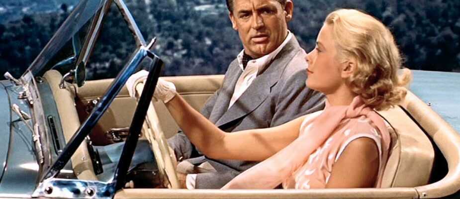 A film still from To Catch a Thief Grace Kelly and Cary Grant