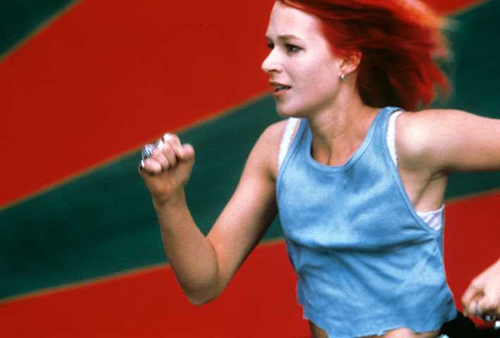 A Film Still from Run Lola Run