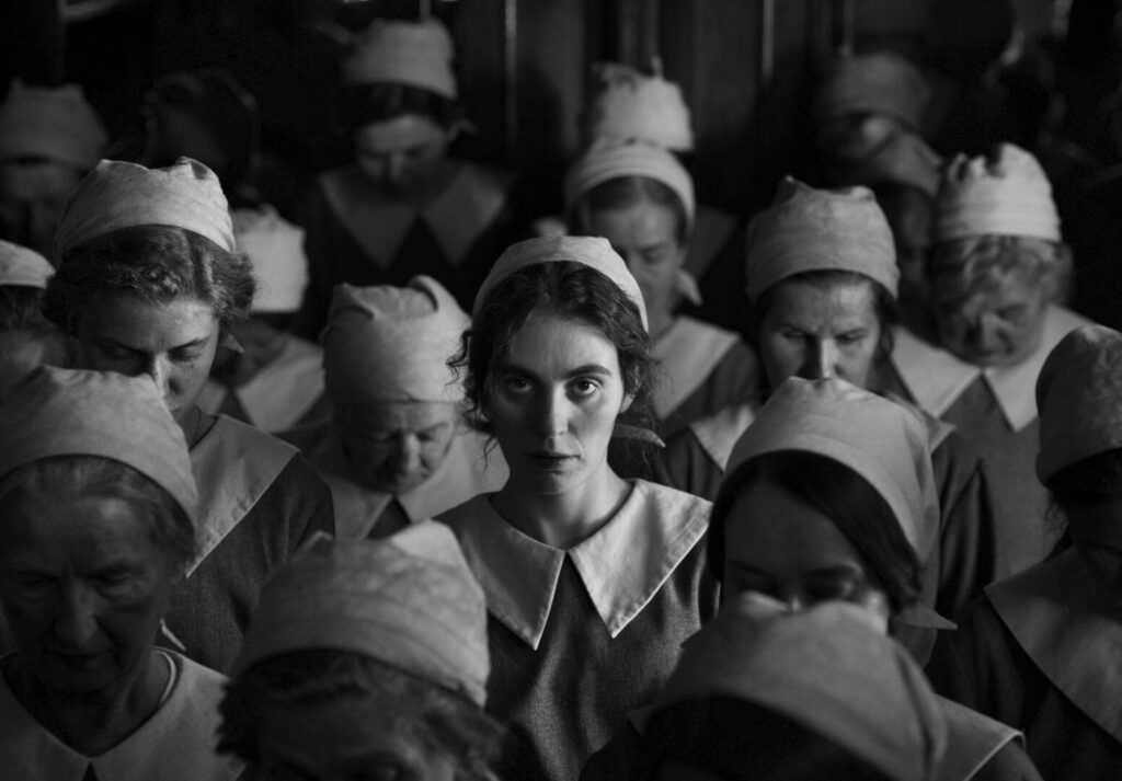 A Film Still from The Girl With the Needle