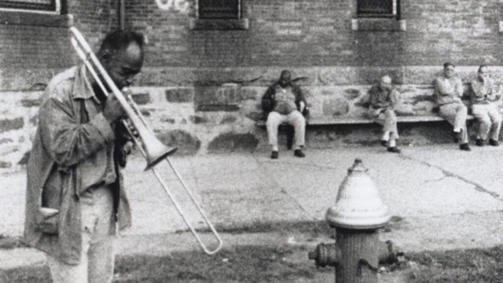 A film still from Titicut Follies by Frederick Wiseman Zipporah Films
