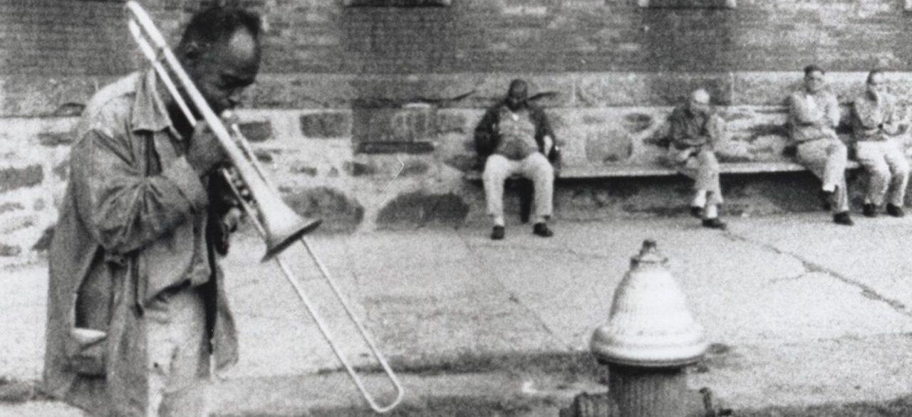A film still from Titicut Follies by Frederick Wiseman Zipporah Films
