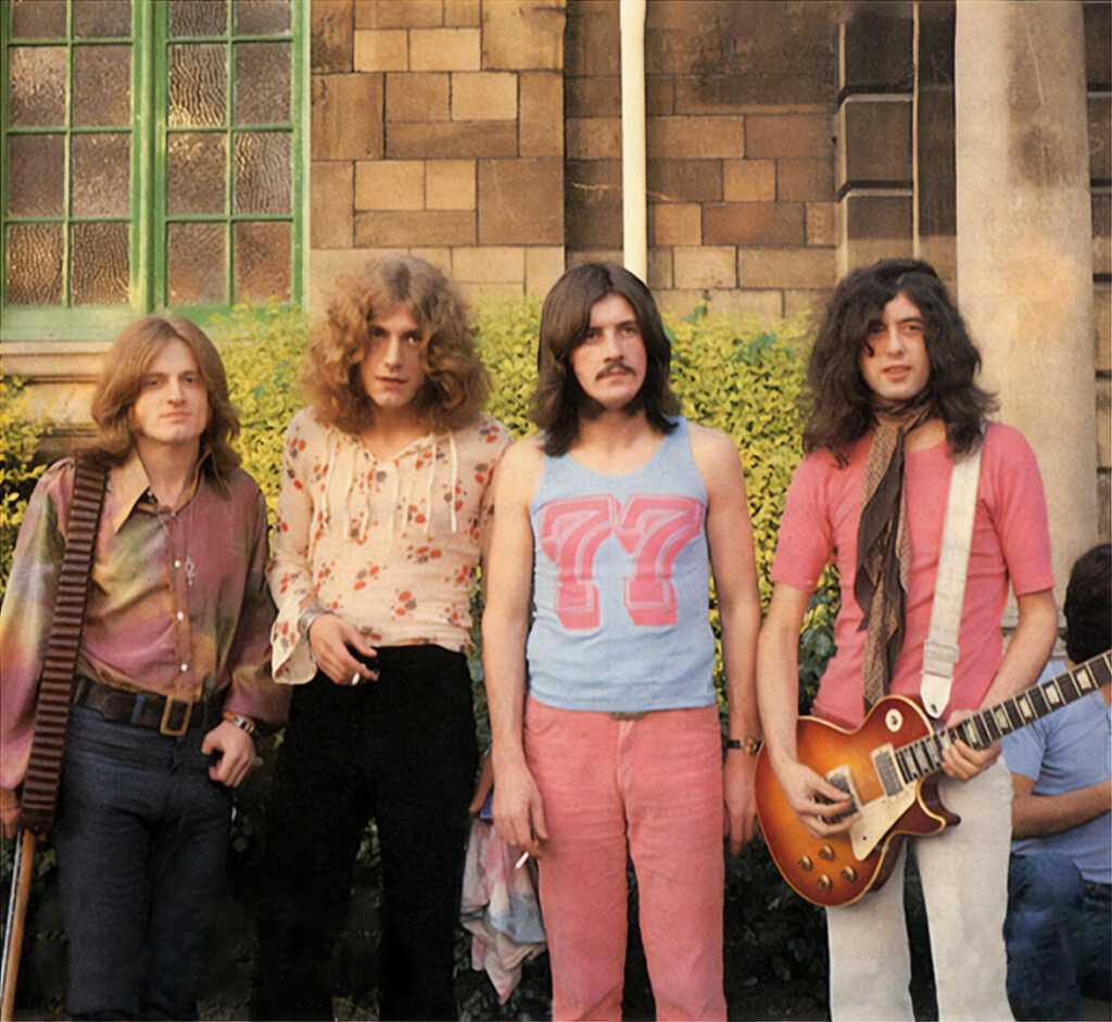 A film still from Becoming Led Zeppelin