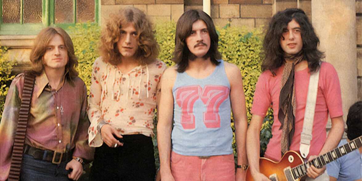 A film still from Becoming Led Zeppelin