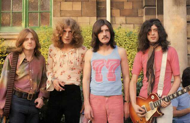 A film still from Becoming Led Zeppelin