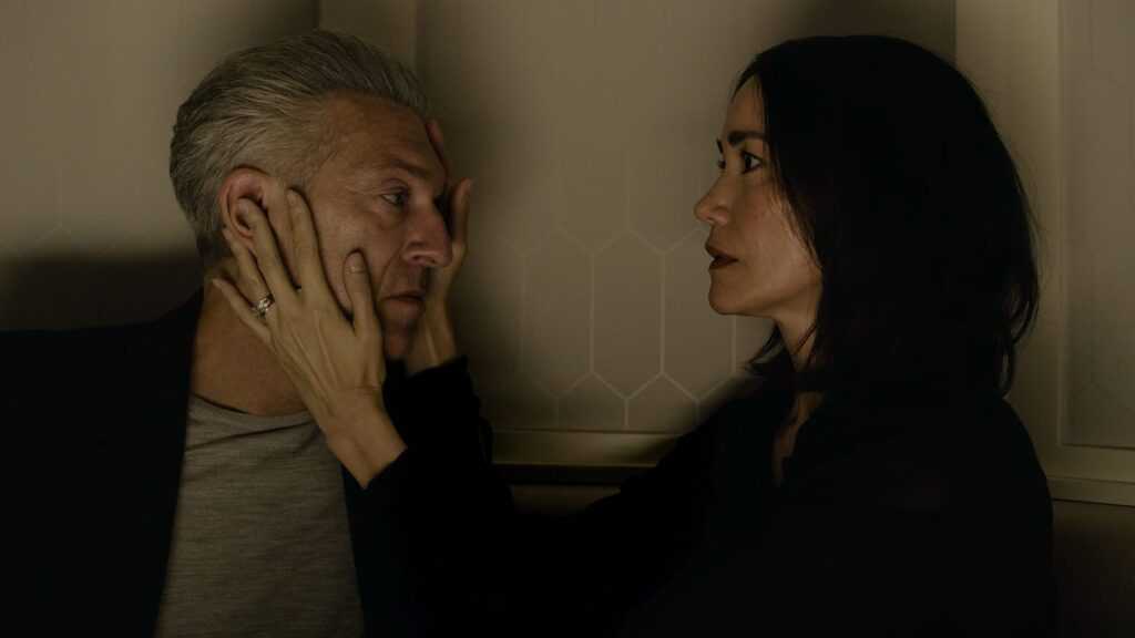 A Film Still from The Shrouds