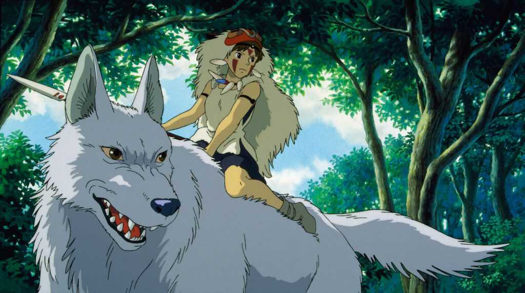 A Film Still from Princess Mononoke
