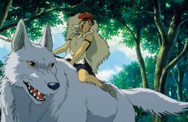 A Film Still from Princess Mononoke