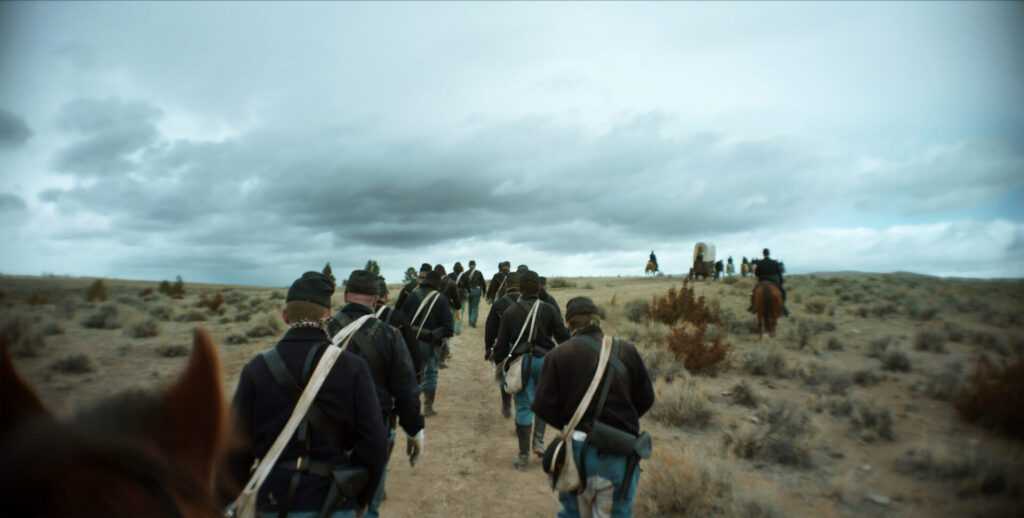 A film still from The Damned
