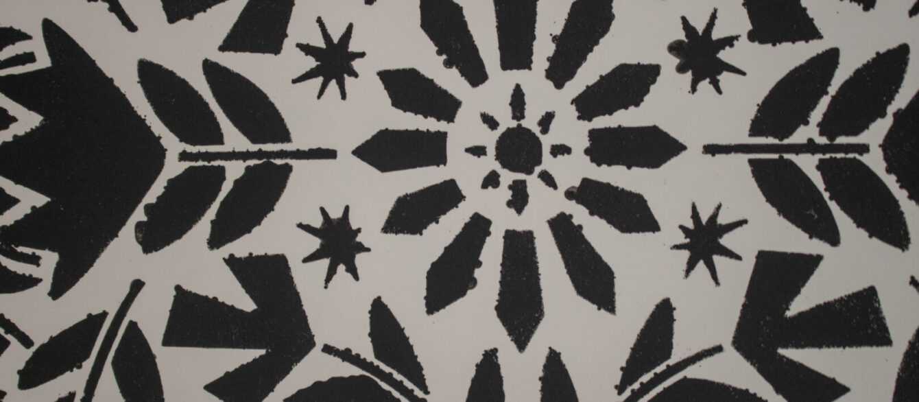black and white print 1