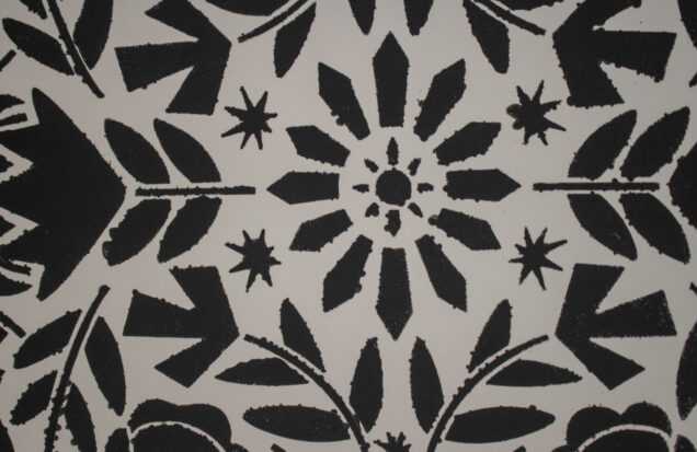 black and white print 1