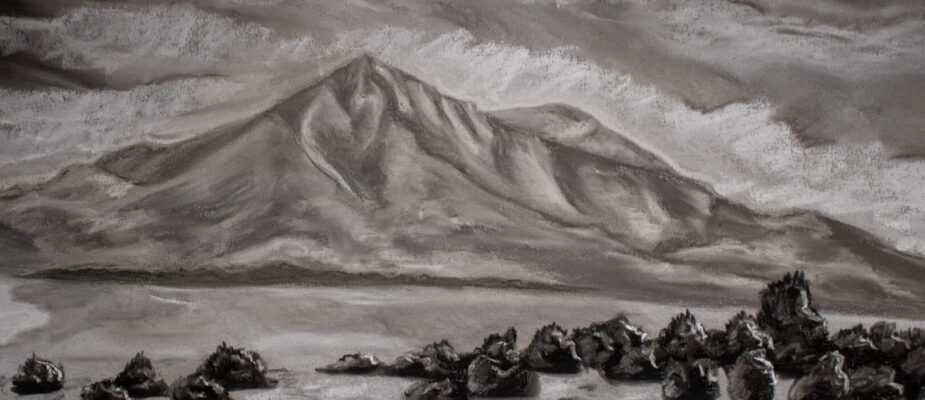 charcoal landscape 1