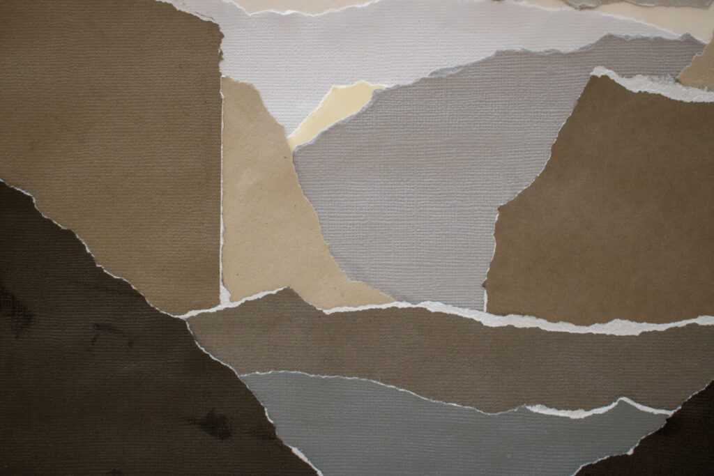 torn tonal paper collage 2