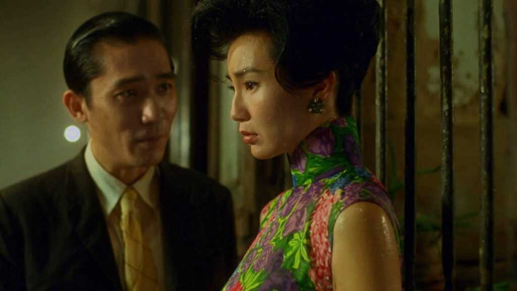 A film still from Wong Kar-wai's In the Mood for Love