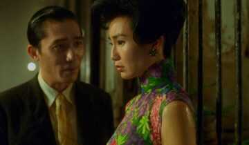 A film still from Wong Kar-wai's In the Mood for Love