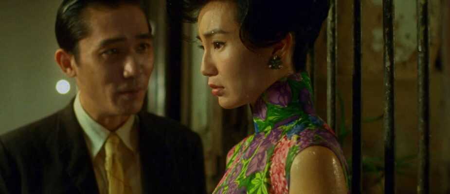 A film still from Wong Kar-wai's In the Mood for Love