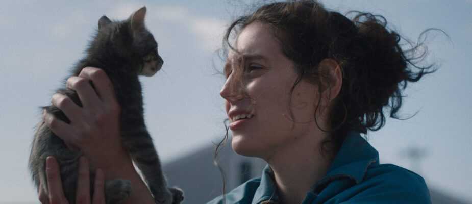 A film still from Sorry, Baby by Eva Victor.