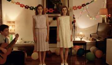 A film still from Dogtooth by Yorgos Lanthimos