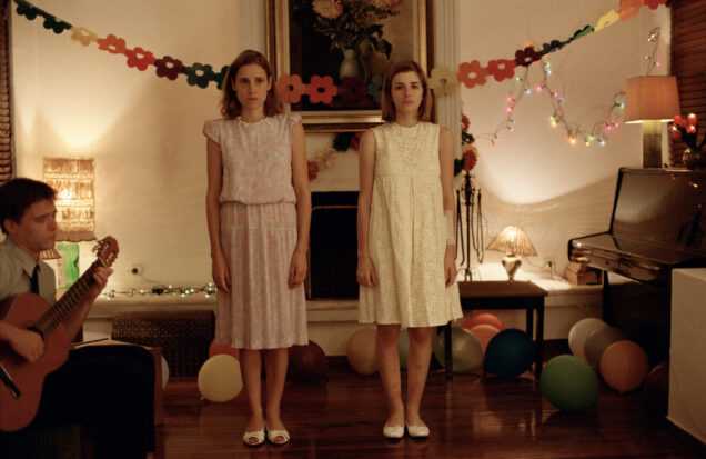 A film still from Dogtooth by Yorgos Lanthimos