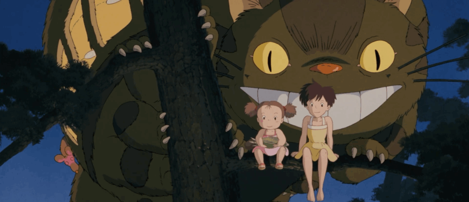 A film still from My Neighbor Totoro