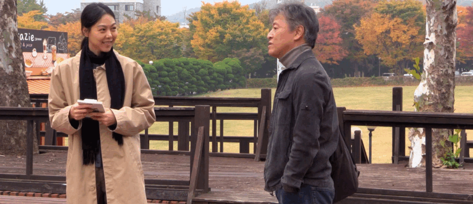 Kim Minhee, Kwon Haehyo in Hong Sangsoo's By The Stream, Courtesy of Cinema Guild