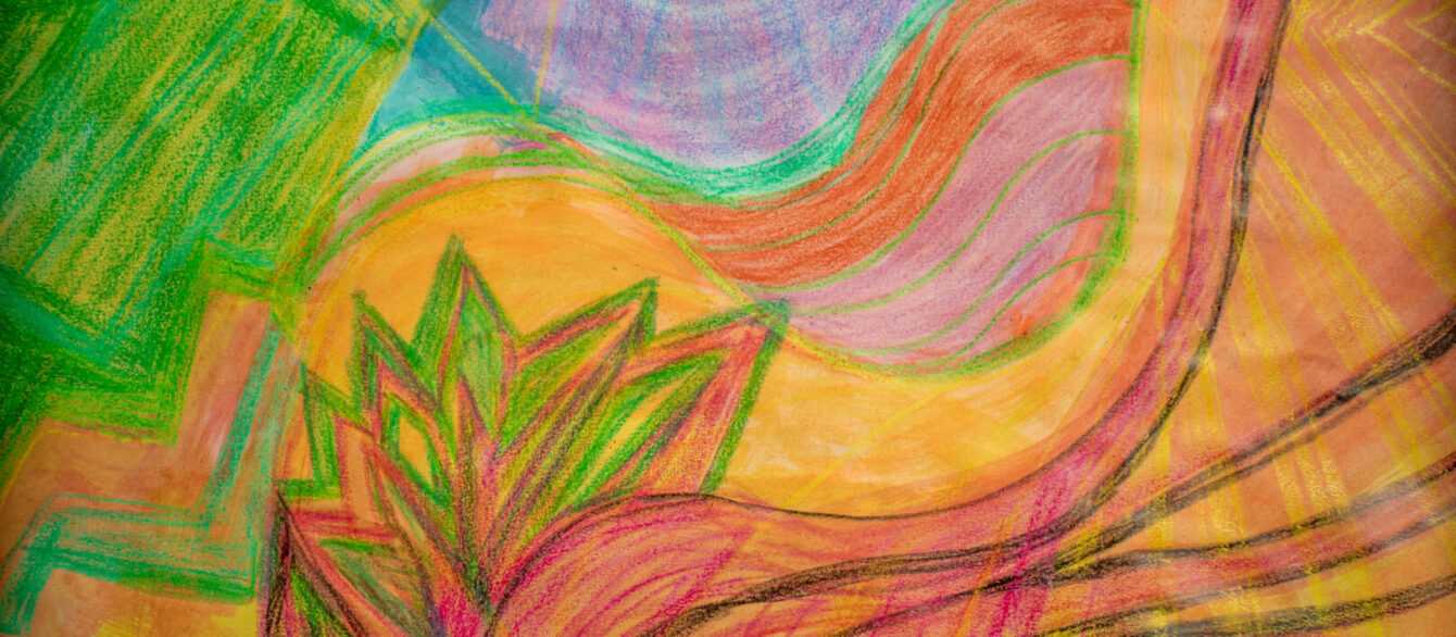 abstract pastel painting 1