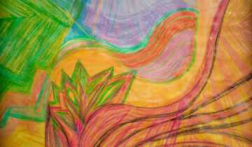 abstract pastel painting 1