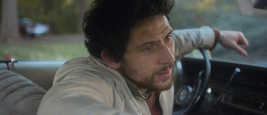 A film still from The Mastermind Still 01 ©2025 Mastermind Movie Inc
