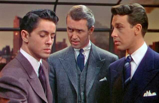 A film still from Alfred Hitchcock's Rope