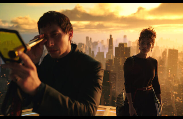 A film still from Megalopolis